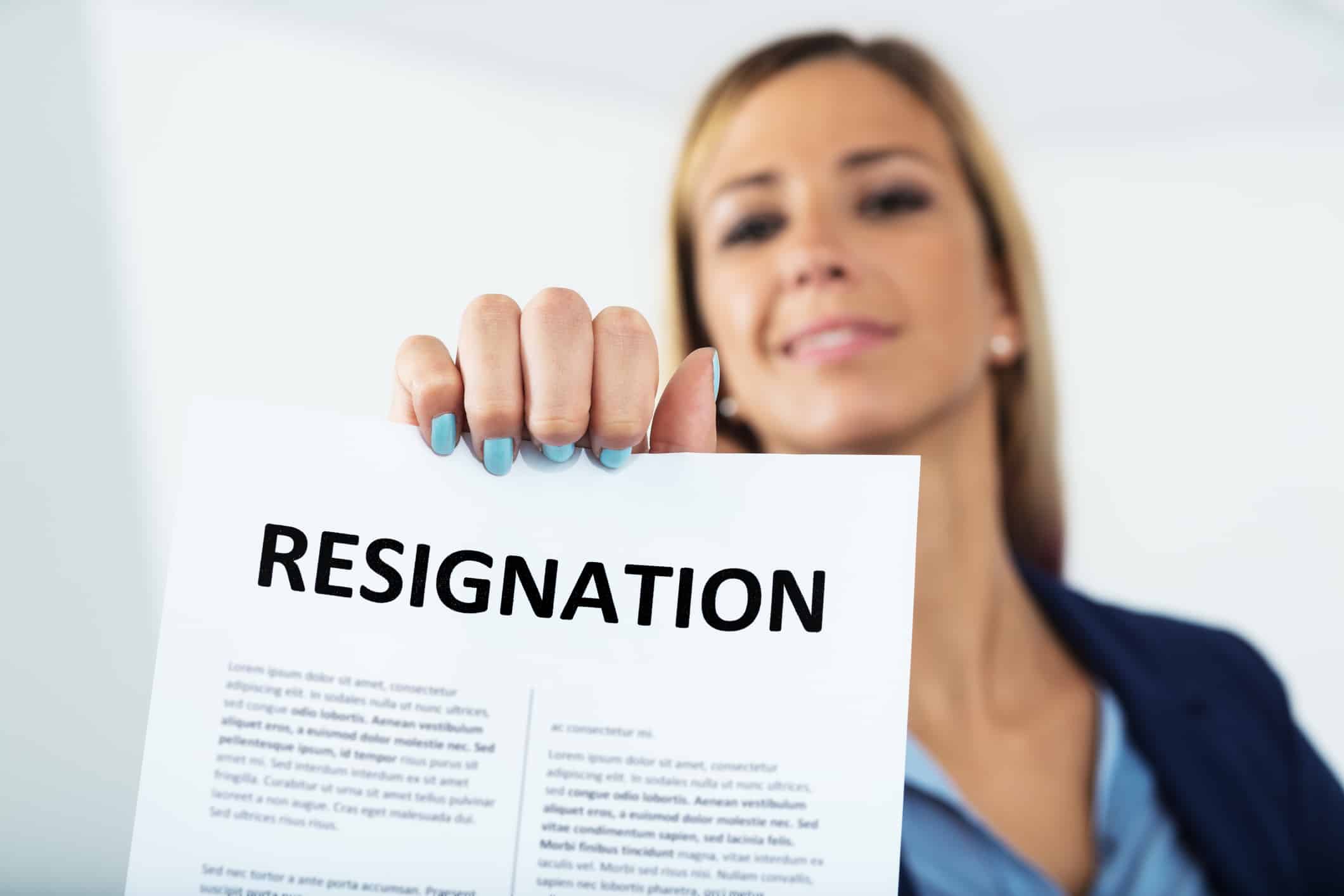 resignation